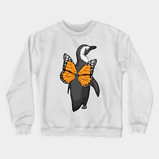 Penguin Butterfly wings Crewneck Sweatshirt